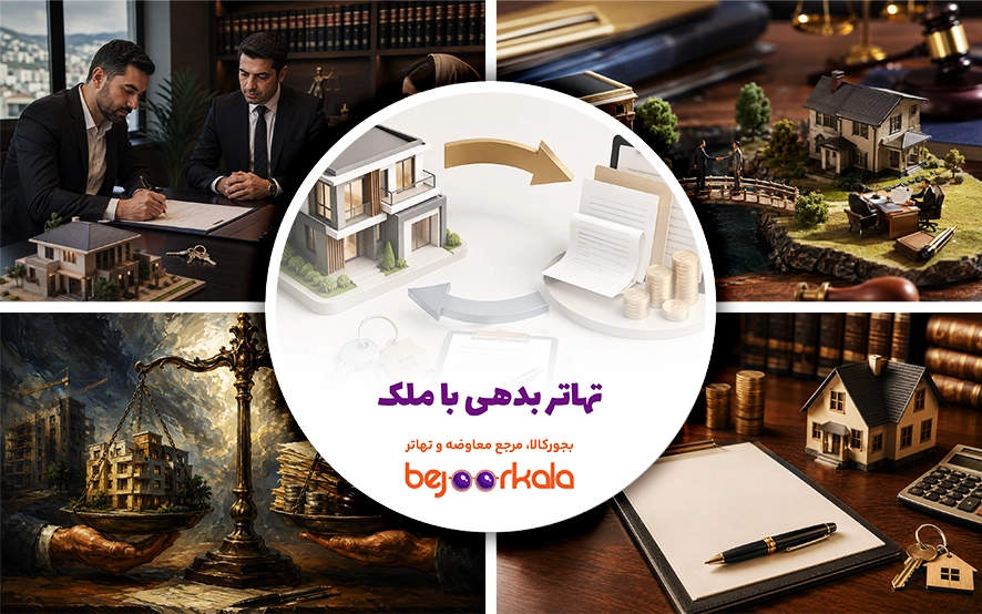 تهاتر بدهی با ملک؛ شرایط قانونی، مراحل انتقال و نمونه قرارداد